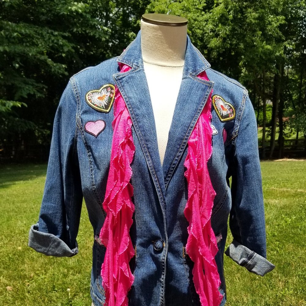 Magenta Pink Flutter Scarf Lightweight Women Accessory Mul…
